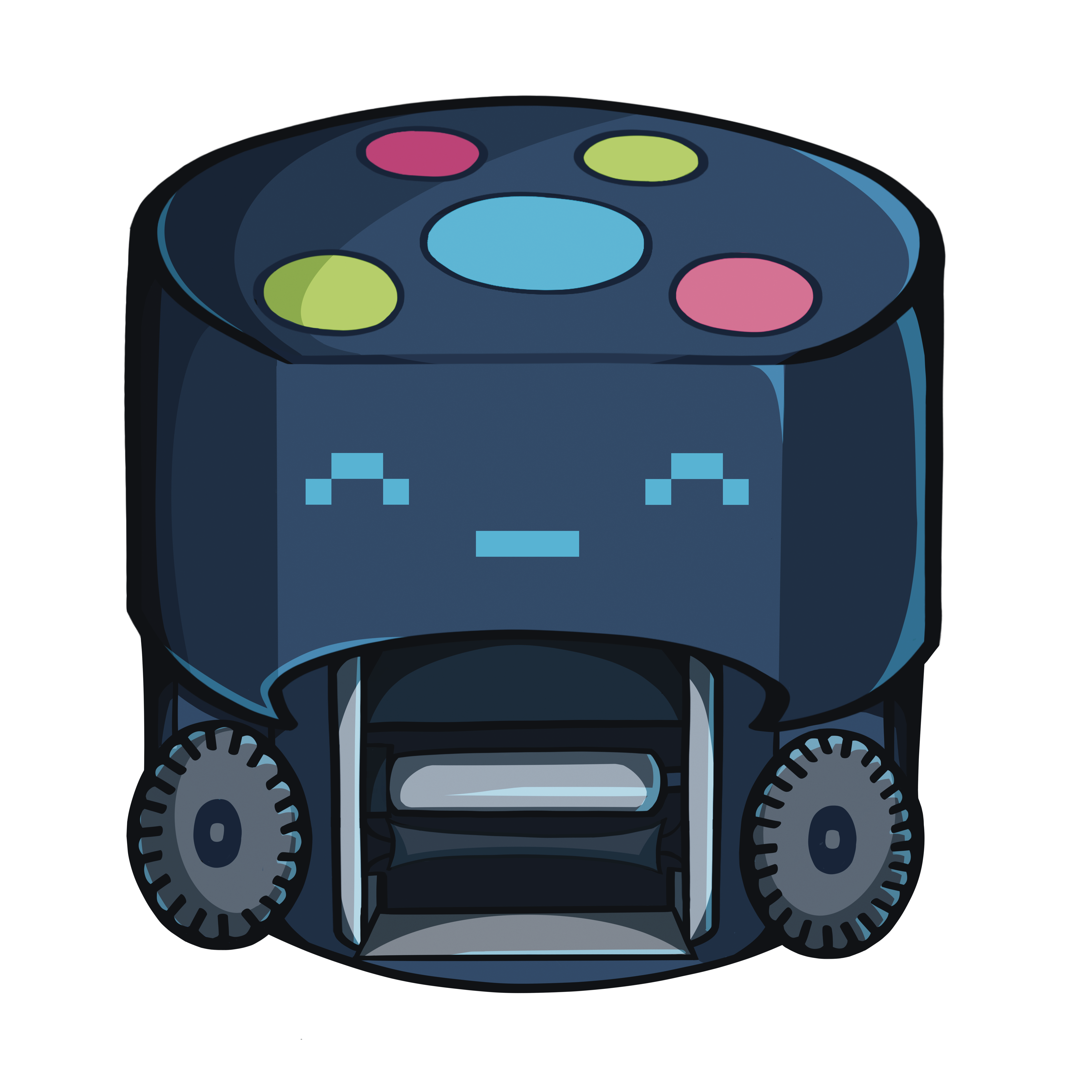 Thunderbots keychain front design